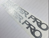 ProCraft 192 Super Pro Boat Silver Decal Set of 2 x 25.5" ProCraft 192 Super Pro Boat Silver Decal Set of 2 x 25.5"